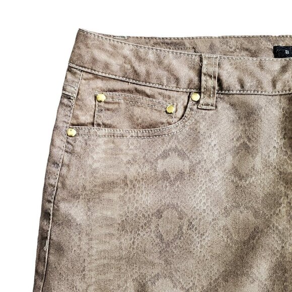 SNAKE PRINT SKIRT SIZE 16 - Picture 2 of 7